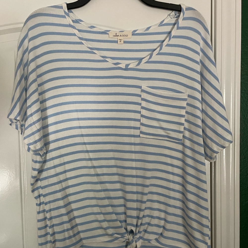 Cedar and Gold short sleeve shirt